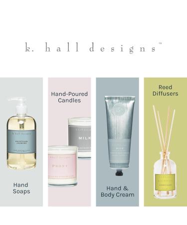 K. Hall Designs Coconut Vanilla Hand Soap | Natural Plant-Based Liquid Soap for Kitchen & Bathroom | 12 fl oz - Buy Online on GoSupps.com