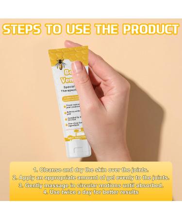 TZQFROCE Bee Venom Ointment Bee Venom Cream Bee Venom Relief Cream Bee Venom Joint Therapy Bee Cream Bee Venom Ointment Treatment - Buy Online on GoSupps.com