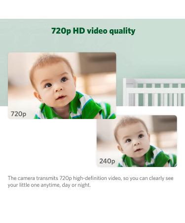 LeapFrog LF915HD Video Baby Monitor with 5 720p HD LCD Display, Pan/Tilt Camera, Night Vision & Two-Way Intercom - Buy Online on GoSupps.com