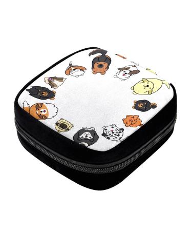 GIAPB Period Bag Sanitary Napkin Storage Bag Pad Holder for Period Makeup Pouch Animal Color4284