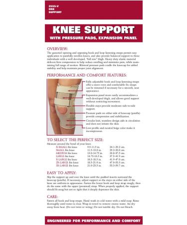 OTC X-Large Knee Support with Expansion Panel | Comfortable & Durable Knee Brace for Sports & Injury Recovery - Shop Now - Buy Online on GoSupps.com