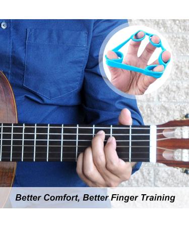 Silicone Finger Trainer 6 Pack | Finger Stretcher Rings for Strength & Pressure Relief | Climbing Hand Trainer - Buy Online on GoSupps.com