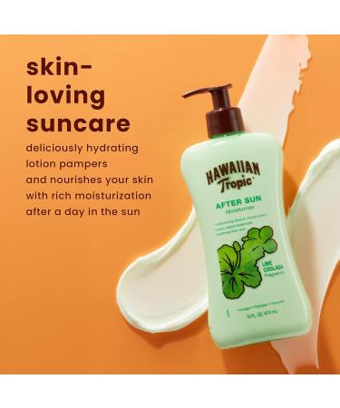 Hawaiian Tropic After Sun Lotion Twin Pack 16oz each & Face Sunscreen SPF 30 1.7oz Travel Size - Buy Online on GoSupps.com
