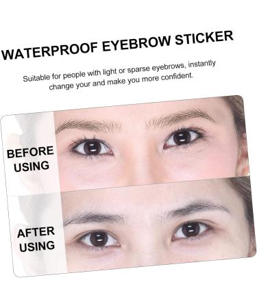 BELLIFFY 8pcs Imitation Eco Eyebrow Sticker False Eyebrows Hair-like Eyebrows Stickers Fake Transfer Stickers - Buy Online on GoSupps.com