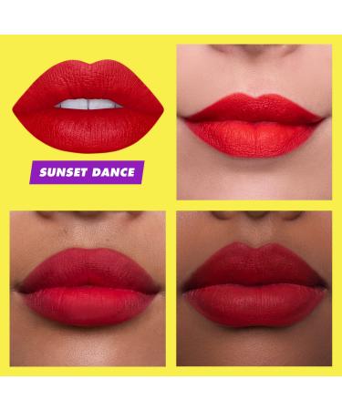 Lime Crime Sunset Dance Soft Touch Matte Lipstick - Strawberry Red Retro Shade - Long-Lasting & Comfortable Formula - Talc-Free & Paraben-Free - Buy Online on GoSupps.com