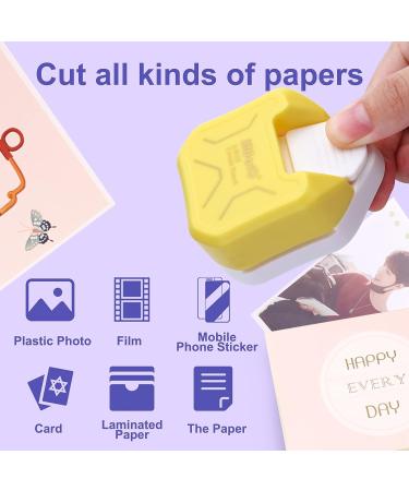 Zettokete Flat Angle Corner Punch 3 in 1 Corner Cutter Corner Rounder 5mm+10mm+15mm Cutting Length Craft Punch Paper Punch for Crafting Scrapbooking Supplies Gift Card Photo DIY Office & Home(Yellow) - Buy Online on GoSupps.com