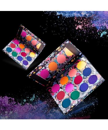 Vodisa Highly Pigmented Velvet Texture Eyeshadow Palette Matte and Shimmer Long Lasting Eye Shadow Palette Waterproof Blendable Eyeshadows Professional Beauty Eye Makeup Cosmetics Set (12 color) - Buy Online on GoSupps.com