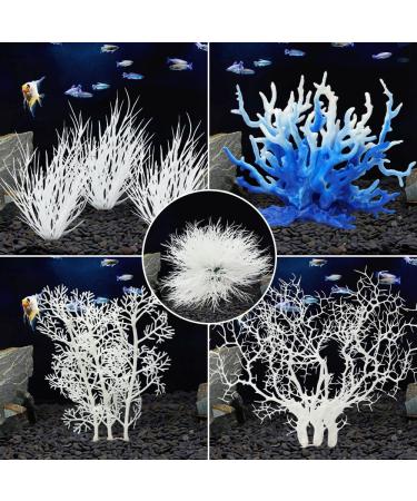 BEGONDIS 8-Piece White Artificial Coral Decoration Set | Transform Your Aquarium into an Underwater World | International Shipping Available - Buy Online on GoSupps.com