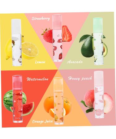 NOLITOY Hydrating Roll-On Lip Gloss Set - 6 Fruit-Flavored Plumping Lip Oils | Moisturizing Lip Care & Balm for Women & Girls - Buy Online on GoSupps.com