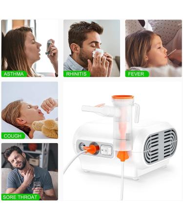Portable Compressor Nebulizer Machine for Adults and Kids - Jet Nebulizer with Accessory Set, Personal Steam Inhaler for Daily Use - Buy Online on GoSupps.com