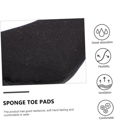 FRCOLOR 20pcs Toe Plug Wipes & Shoe Inserts - Unisex Collagen Lip Insoles Sanitary Pad Storage Bag Adjustable Foot Fillers in Black - Perfect for Oversized Shoes - Buy Online on GoSupps.com