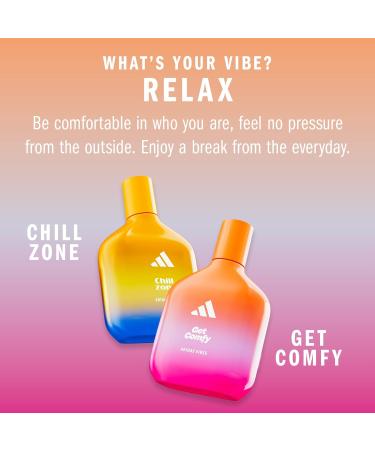 adidas Vibes Get Comfy Eau de Parfum 1.6 fl oz (Pack of 1) Notes of Amber Floral Mandarin and Vanilla Unisex Fragrance Long Lasting Sporty Fragrance Travel Size Amber Floral 1.6 Fl Oz (Pack of 1) - Buy Online on GoSupps.com