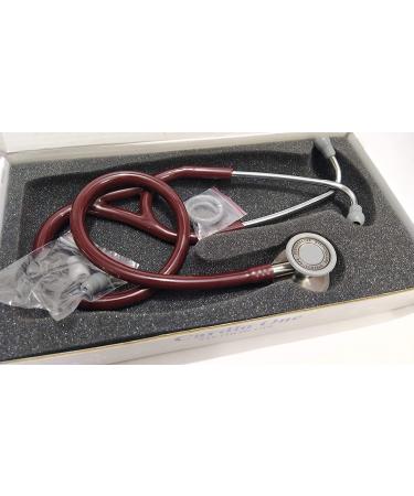 Professional Burgundy Stethoscope - Cardiology Dual Sided Stainless Steel | Buy Internationally - Buy Online on GoSupps.com