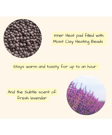 Cramp Relief Microwave Heating Pad for Menstrual Pain & Stress - Weighted & Microwavable - Buy Online on GoSupps.com