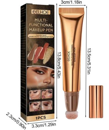 Multi Stick | Stick for Cheeks | Face Stick Lip and Cheek Stick Moist Lips Professional Makeup for Perfect Look Highlighter (Rose Gold) - Buy Online on GoSupps.com