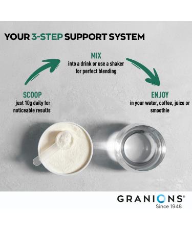 Granions Glucosamine Chondroitin MSM Powder Joint Supplements for Men and Women Chondrosteo Hydrolyzed Marine Collagen Peptides Essential Vitamins Minerals Nutritional Complex - Berry - 10 Oz - Buy Online on GoSupps.com