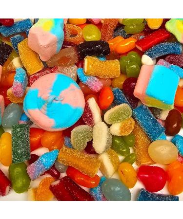 1KG Pick & Mix Sweet Box Gift Hamper | Posted Sweets | Perfect For Birthdays for Men Women or Kids. Fizzy & Gummy Candy Fruity - Buy Online on GoSupps.com