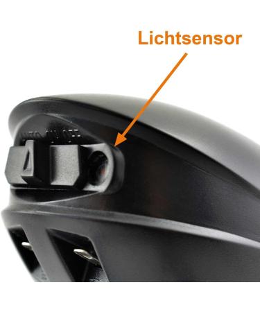 NEAN LED Dynamo Bicycle Light 30 Lux | Automatic & Parking Light | StVZO Approved Front Lamp - Black - Buy Online on GoSupps.com