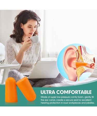 50 Pairs Soft Foam Earplugs for Noise Canceling - Ideal for Sleep, Work, Snoring, Construction - Reduces Loud Sounds - 50 Count - Buy Online on GoSupps.com