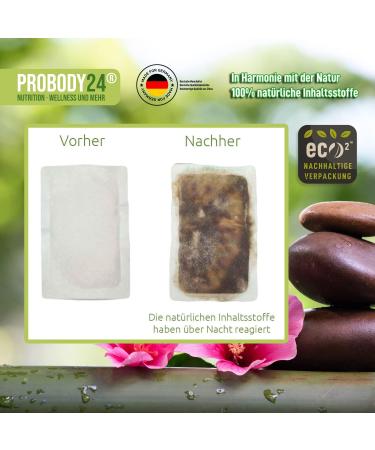 ProBody24 Bamboo Vital Foot Plasters | 100% Natural Wellness Foot Pads - 10 Pieces for Detox & Relief - Buy Online on GoSupps.com