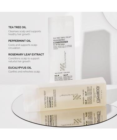 Giovanni Tea Tree Triple Treat Duo Shampooing et apr s-shampoing 250 ml - Buy Online on GoSupps.com