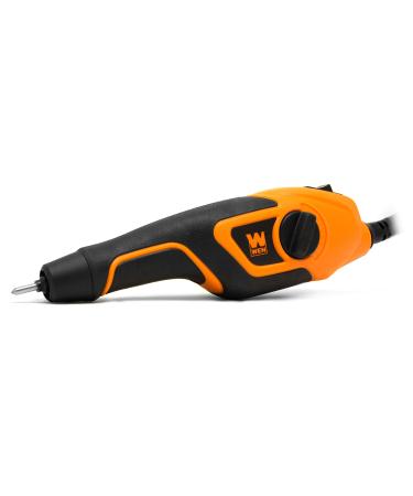 WEN 21D Variable-Depth Carbide-Tipped Engraver for Wood and Metal   Orange Orange Engraver