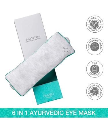 Omved Breathe Easy Cold & Sinusitis Therapeutic Eye Mask & Pillow - Relief from Sinus Headache, Migraine, Cold & Cough - Buy Online on GoSupps.com