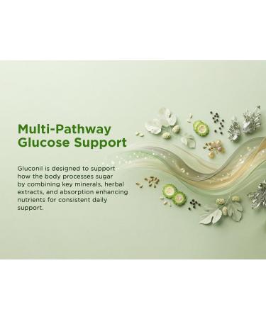 Nutri Apex Gluconil Dietary Supplement 60 Vegan Capsules with Chromium Glycinate White Mulberry Bitter Melon & Gymnema Non-GMO - Made in USA - Buy Online on GoSupps.com