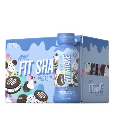 Alani Nu Fit Shakes - Cookies & Cream 12 x 355ml Cookies & Cream 355 ml (Pack of 12)