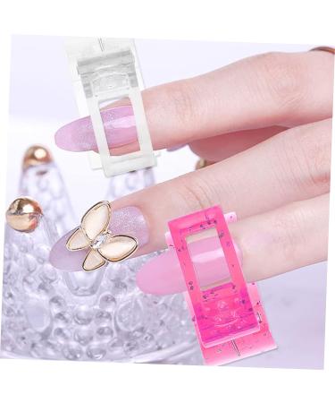 Mikinona 12pcs Nail Clip Nail Fixing Clips Nail Binder Clips Led Builder Clamps Nail Tip Fixing Clamp Nails Kits Manicure Extension Led Kit Finger Clip White Plastic Shaping Mold Clamp 4X3X2CM White - Buy Online on GoSupps.com