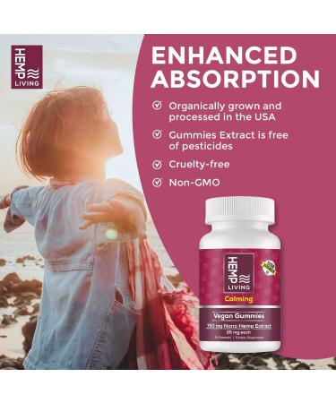 Nano Hemp Extract Joint & Muscle Gummies Daily Support Mood Sleep Support Relaxation Overall Wellnes 750 mg (30 Gummies) 750 MG | 30 Count - Buy Online on GoSupps.com