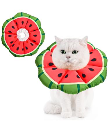 Avont Rewrise cat adjustable collar soft neck collar cat leak protection collar for small dog after operation protective collar -m | watermelon watermelon medium - Buy Online on GoSupps.com
