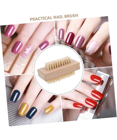 FOYTOKI Hand Scrubbing Brush One Toe Nail Brush Nail Brush Cleaner Hand Foot Brush Hard Nail Brush Hard Bristle Nail Brush Nail Tools Wooden Nail Brush Essential Oil Miss Bamboo Pedicure - Buy Online on GoSupps.com