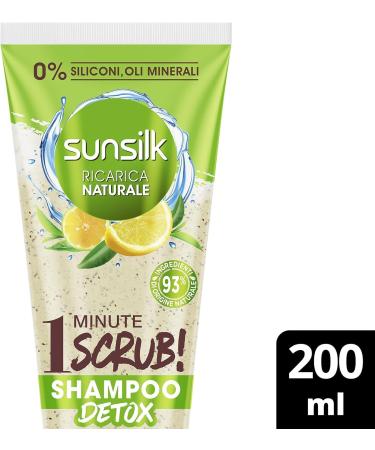 Unilever 12 x Sunsilk detox shampoo hair scrub with green tea and lemon shampoo peeling for scalp and oily hair + Italian Gourmet Polpa 400 g - Buy Online on GoSupps.com