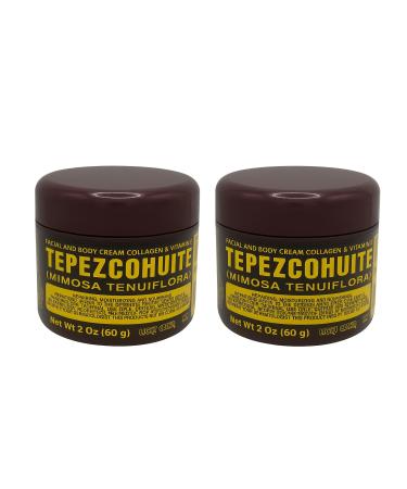 DEL INDIO PAPAGO Night Skin Cream with Tepezcohuite Light Cream 2 Oz (60g) 2 Pack