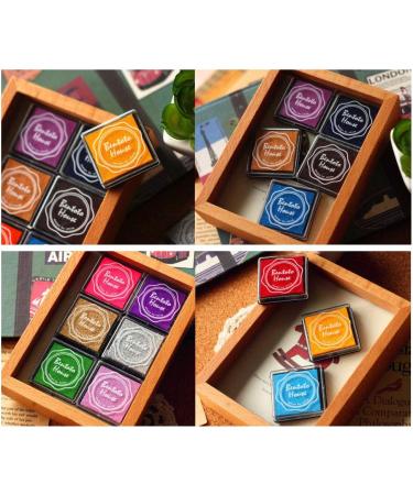 Dizdkizd Finger Craft Ink Pads  20 Colors Craft Ink Pads for Rubber Stamps  Paper  Scrapbooking  Wood  Fabric  Best Gift for Kids Set B - Buy Online on GoSupps.com