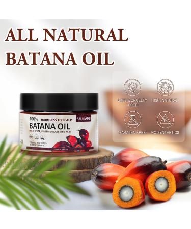 100% Natural Raw Batana Oil for Hair Growth Organic Batana Oil from Honduras Natural Pure Batana Oil for Men and Women Oil Control Moisturizing Reduce Split Ends - Buy Online on GoSupps.com