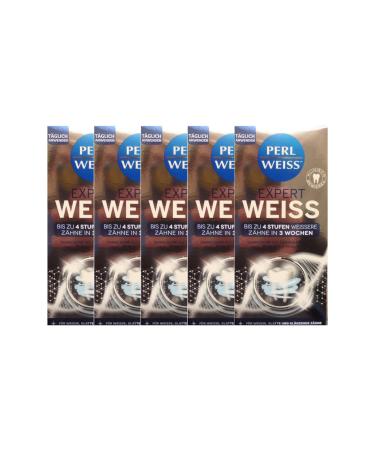 Expert ZC Weiss - Pack of 5 teeth whitening toothpastes 50 ml PERLWEISS