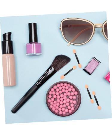 Didiseaon 100pcs Double Ended Eyeshadow Brush Eyeshadow Stick Eye Shadow Applicator Makeup Brush Bulk Tool 6.5x1.3cm Black - Buy Online on GoSupps.com