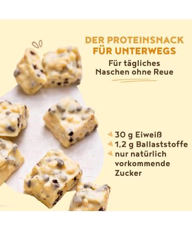 Alpha Foods Whey Protein Snack Bar - 78% White Chocolate High Protein Alternative | 400g - Buy Online on GoSupps.com