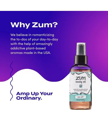 Zum Sea Salt Massage and Body Oil - 4 fl oz - Buy Online on GoSupps.com