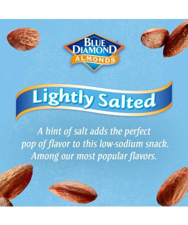Blue Diamond Almonds Low Sodium Lightly Salted Snack Nuts 40 Oz Resealable Bag - 2.5lb Pack, Healthy & Delicious Option - Buy Online on GoSupps.com