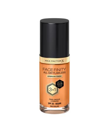 Max Factor Facefinity 3-in-1 All Day Flawless Liquid Foundation SPF 20 - 88 Praline 30 ml Praline 30 ml (Pack of 1)