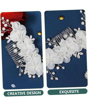 Didiseaon Flower Side Hair Comb Rhinestone Hair Comb Hair Jewels for Women Bridal Headdress Rhinestone Headpiece Bridal Headpiece Tiara Wedding Rhinestones Bride Accessories - Buy Online on GoSupps.com