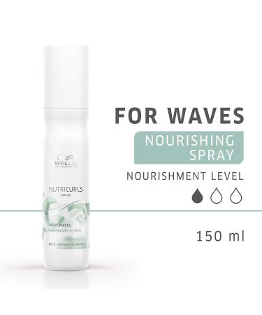 Wella Professionals Nutricurls Milky Waves| Milky Leave-In Spray for Wavy Hair| 5.07 Fl Oz - Buy Online on GoSupps.com