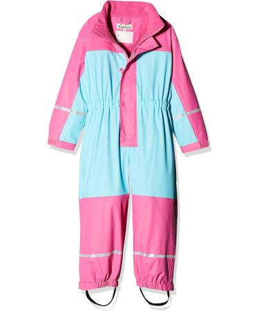 Playshoes Unisex Kid's Regen-Anzug with Fleece Lining - Waterproof Mud Suit 92 Turquoise - Buy Online on GoSupps.com