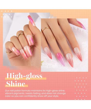 Beetles 6 Pcs Temperature Colour Changing Gel Nail Polish Set - Glitter Phantom Chameleon Shades - Soak Off UV LED - Christmas Manicure Kit - Buy Online on GoSupps.com