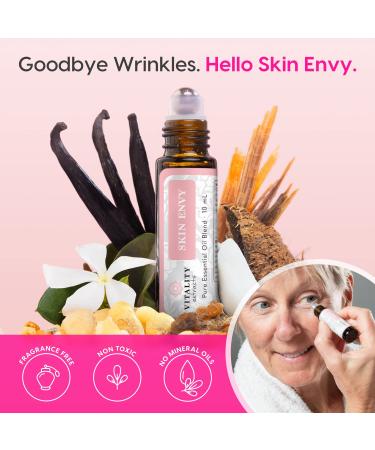Skin Envy Face Moisturizer Serum - Coconut Oil, Collagen, Vitamin E - Vegan Formula with Frankincense and Sandalwood Essential Oils - Acne Treatment & Skin Care - Buy Online on GoSupps.com