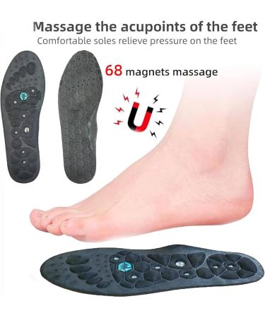 Buy Acupressure Insoles - Magnetic Orthopedic Insoles for Men & Women | Size M (8-10)  - Buy Online on GoSupps.com