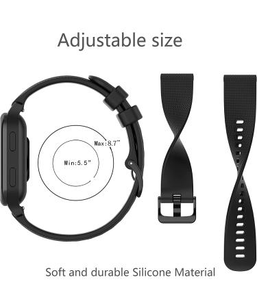 6-Pack Veryfitpro Smart Watch Bands - Replacement Silicone Straps for ID205, ID215G, ID205U - Multicolor Options for Men and Women - Buy Online on GoSupps.com